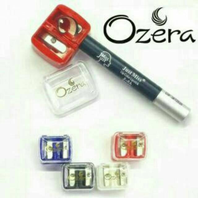 Ozera serutan 2 lubang/SERUTAN PENSIL ALIS DAN LIPSTIK/SERUTAN/OZERA