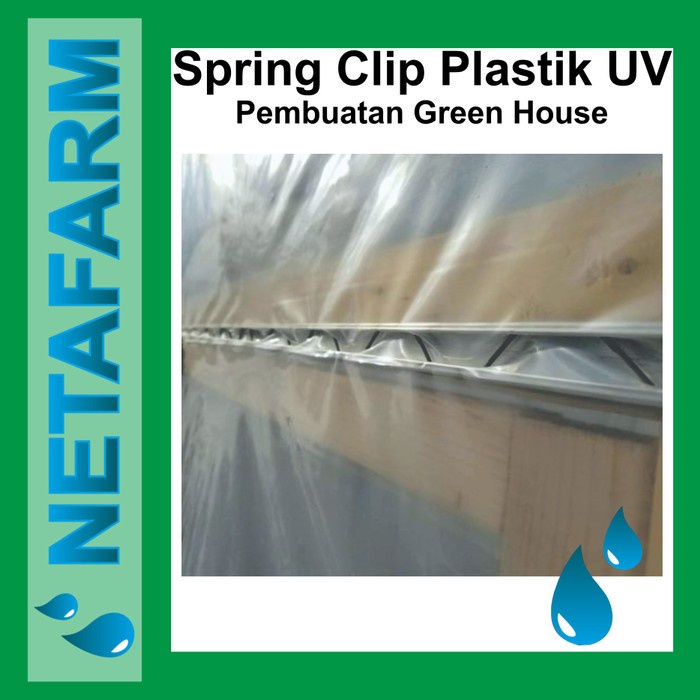 Springclip 2 Meter Spring Clip Penjepit Plastik UV Grade Eropa Tebal