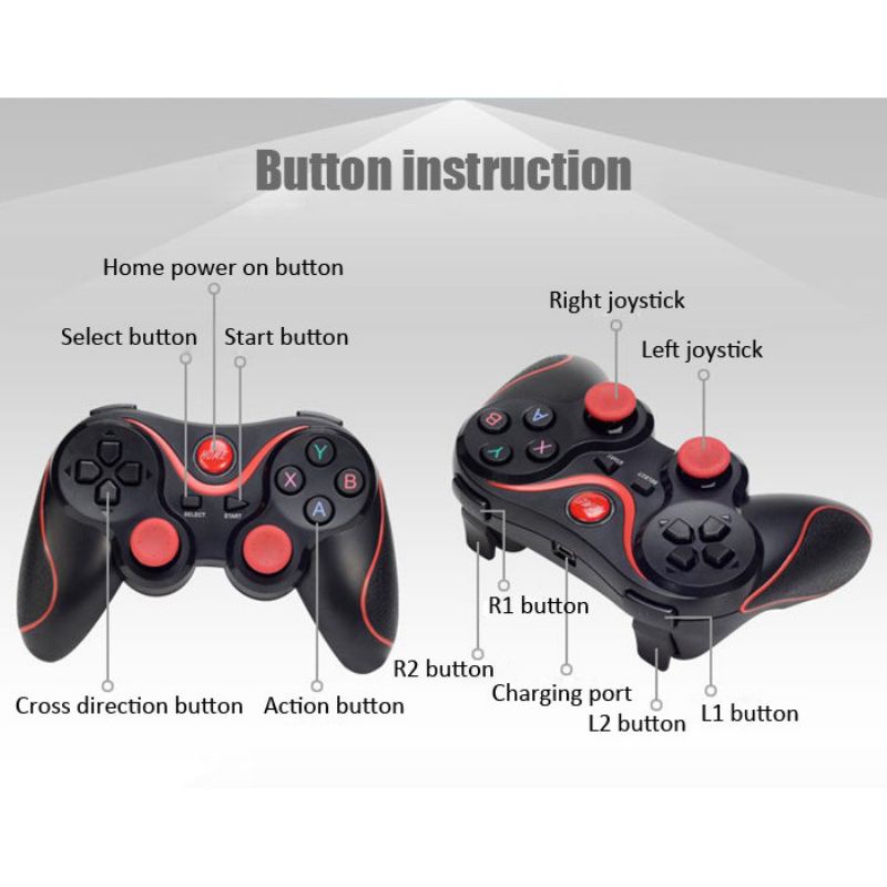 GAMEPAD X3 BLUETOOTH STIK ANDROID/PC/PS3/TVBOX/SMARTTV