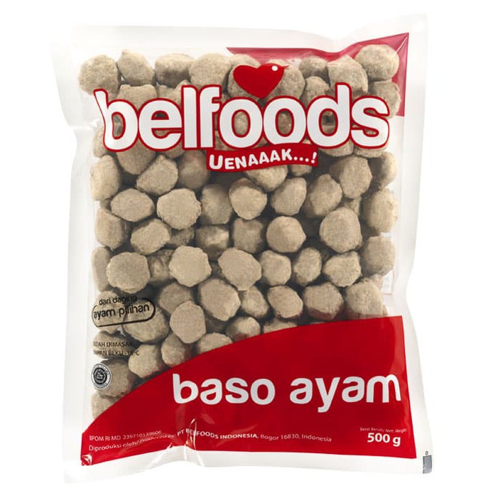 

BELFOODS BAKSO AYAM MUTIARA 500 GR