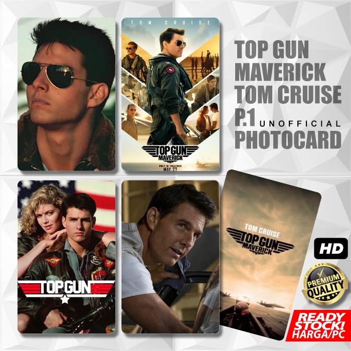 Photocard Top Gun Maverick Tom Cruise Part 1 Kartu Koleksi Photo Card