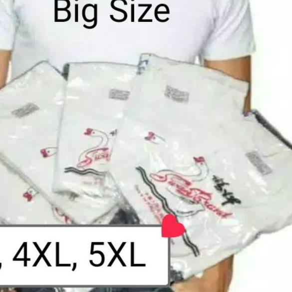 ♠ Kaos Dalam Oblong Lengan Pendek Big Size Swan Brand ✼