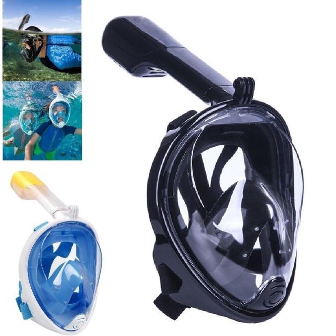 Kacamata Snorkling Snorkeling Menyelam Permukaan Full Face Mask Renang