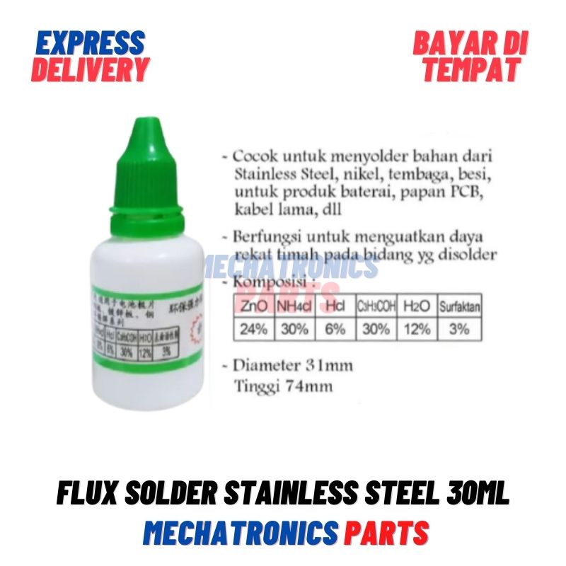 [DEV-9099] FLUX SOLDER STAINLESS STEEL 30ML