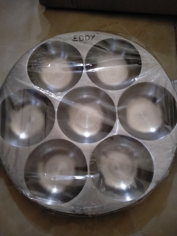 Cetakan Kue Karabikang Jb Super Tebal - Kue Serabi - Kue Bika Ambon + Free Tutup & Sutil