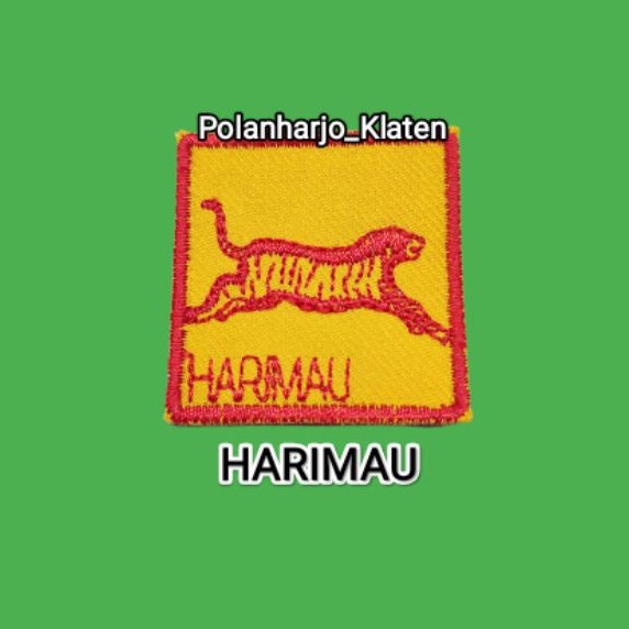 Tanda Regu Pramuka Putra Harimau / Tanda Regu Pramuka Harimau / Tanda Regu Harimau