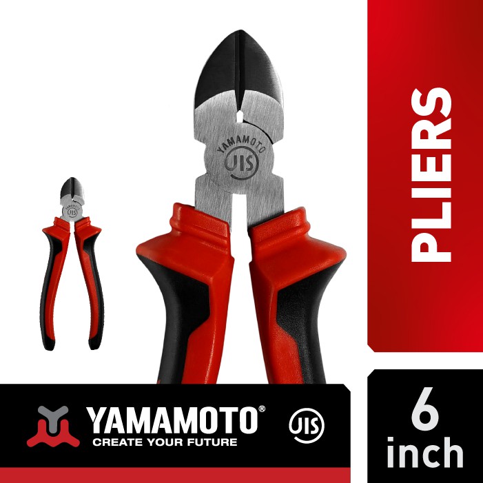 YAMAMOTO Tang Potong / Diagonal Cutting Pliers / 8inch, 6inch (N-R)