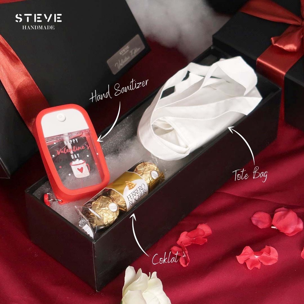 Gift Set Valentine 5 Couple Anniversary Hampers Hadiah Kado Pacar Steve handmade