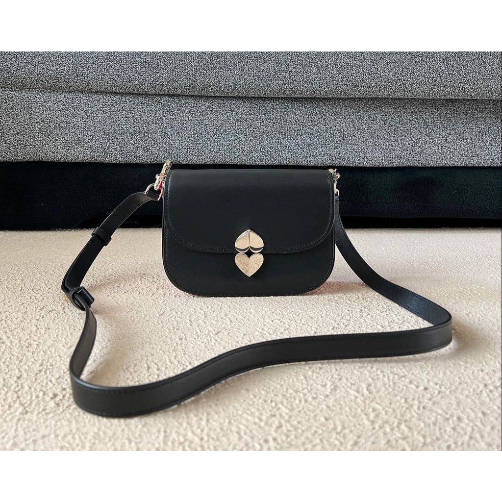 Kate Spade Small Lula Saddle Bag Evergreen