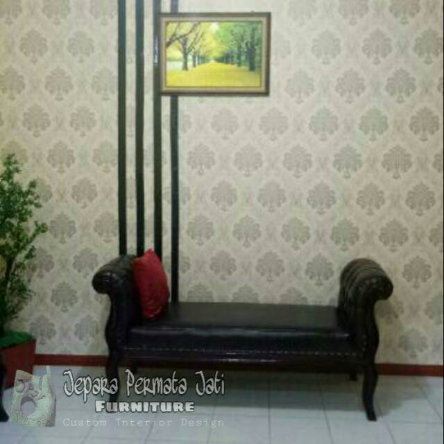 Bench klasik furniture jepara ( sofa stool panjang, kursi sofa, furniture jepara )