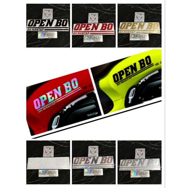 

STICKER OPEN BO STICKER MOTOR MOBIL CUTTING