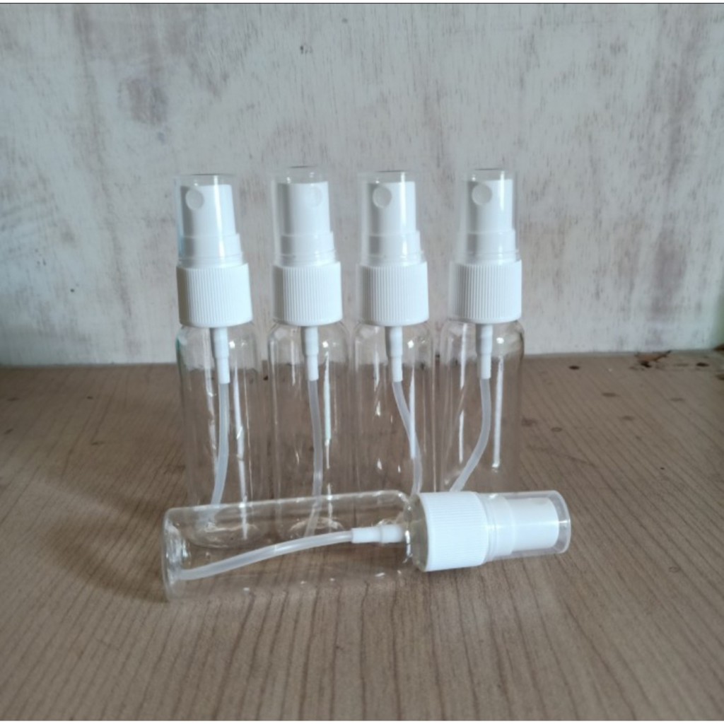 BOTOL 30ML SPRAY NECK 18 PET 30ML SPRAY PUTIH