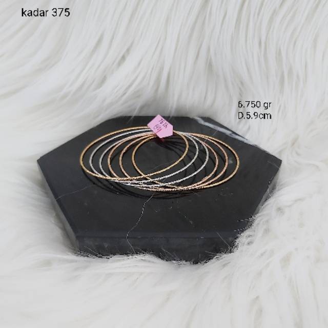 Gelang krincing 3 warna 8K / 375 - Mustika