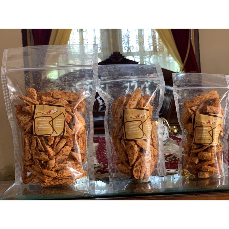 

Basreng pedas daun jeruk