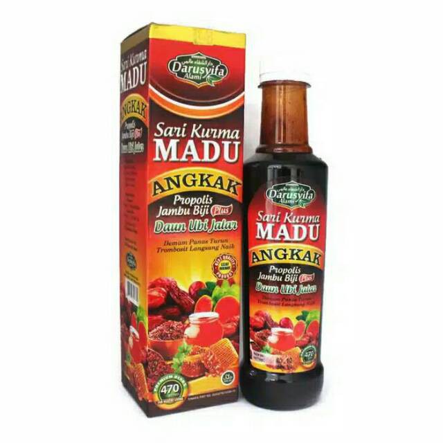 

Sari kurma madu angkak ASLI darussyifa ORIGINAL 100% sari kurma angkak herbal propolis jambu biji