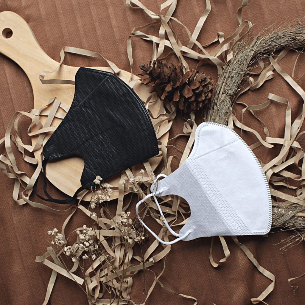 ✿ELYSABETHME✿ duckbill masker penutup mulut medis isi 50pcs anti debu polusi medis anti jerawat