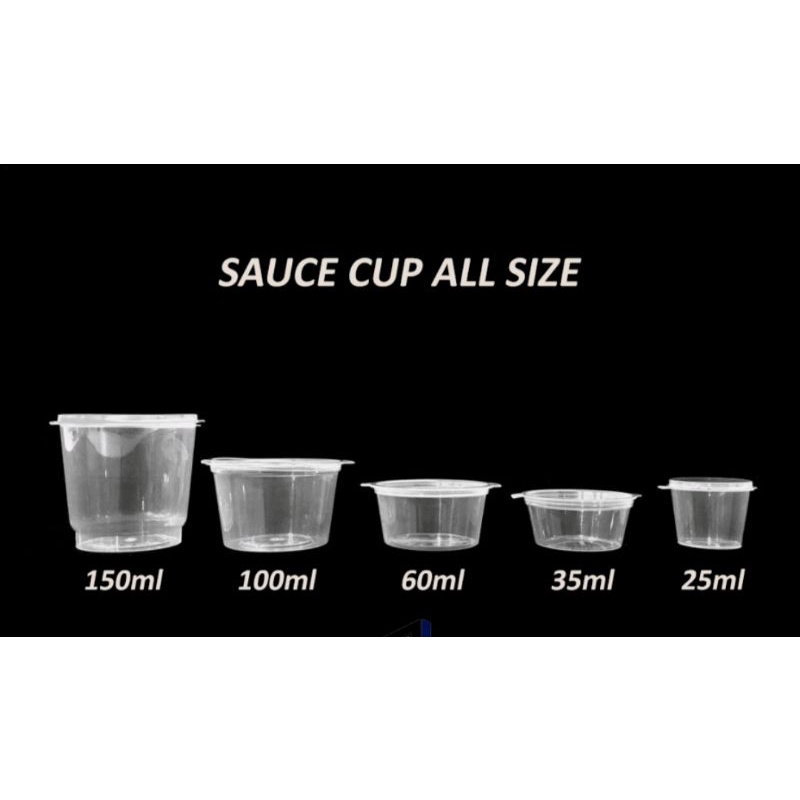 Cup Puding /Cup Sauce 150ml/100ml/60ml/35ml/25ml