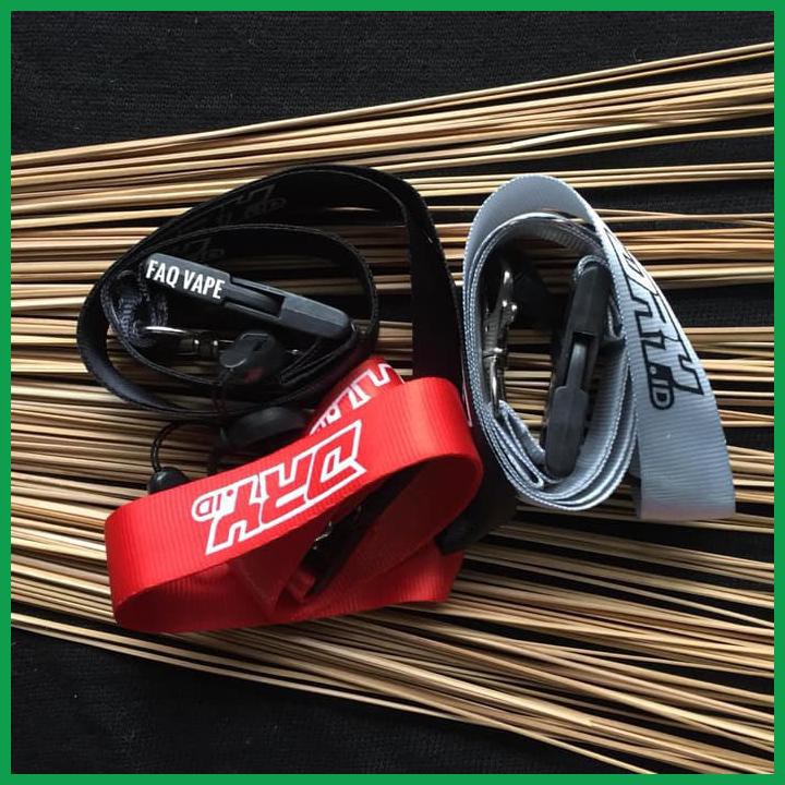 GANTUNGAN POD BRANDED LANYARD AUTHENTIC - KALUNG TALI PODS UNIVERSAL - DRY ID BLACK