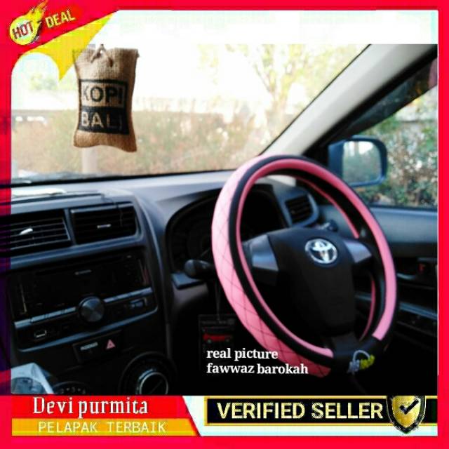 COVER SARUNG STIR SETIR STER SETER STEERING WHEEL COVER MBTECH MOBIL TOYOTA