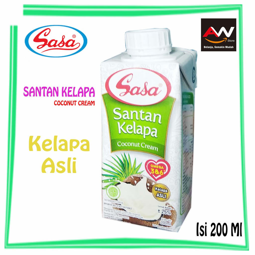 

SASA SANTAN KELAPA 200 ML SANTAN CAIR