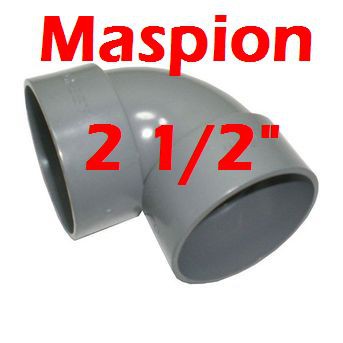 Knee / L-bow 2 1/2&quot; maspion