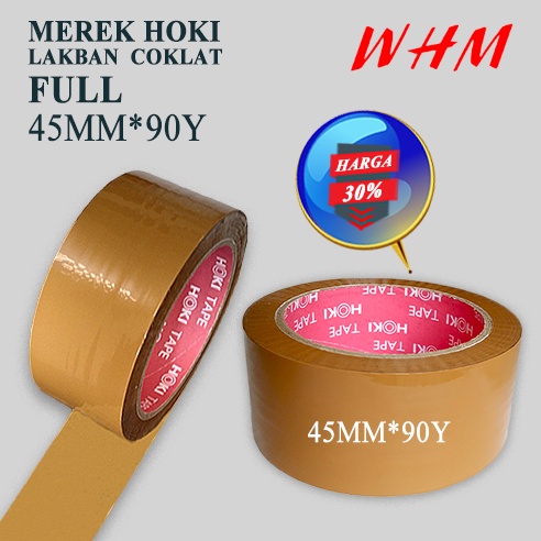 Murah Super Clean 45mmx90Y 45mmx50Y LAKBAN BENING dan Coklat  HORICI TAPE DAN HOKI TAPE/ISOLASI