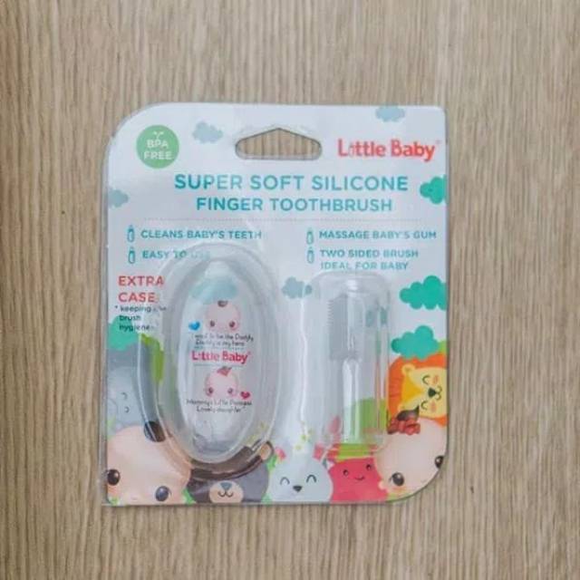 Little Baby Sikat Lidah Little Baby Super Soft Silicone Toothbrush Y1