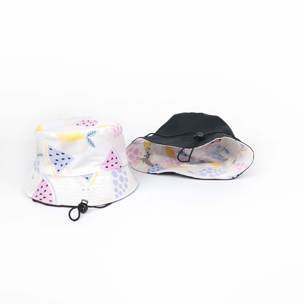 Topi Bucket Anak Tali Sublim Rayon SB005 Banyak Gambar Lucu Terbaru