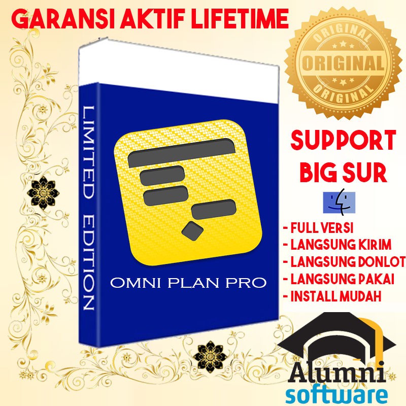 [FULL VERSION] OmniPlan Pro 3 - Project Manager Mac BIG SUR - GARANSI