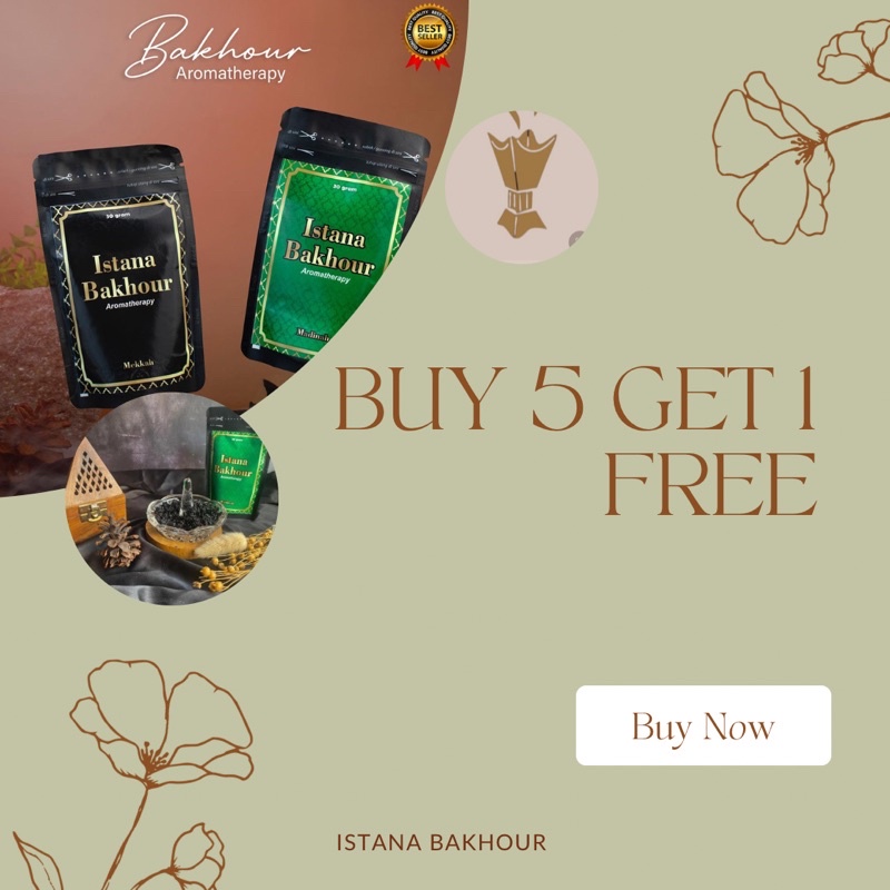 (BELI 5 GRATIS 1 )Istana bakhour aromatherapy arabian dupa bakhur bakhor aroma mekkah madina