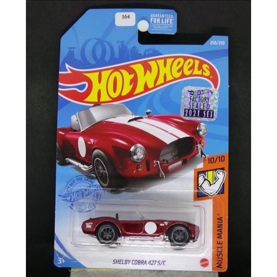 SHELBY COBRA 427 S/C LIMITED! $TH Factory Sealed 2021 | Diecast Hot Wheels Mobil Mainan Anak SC S C Super Treasure Hunt FS THS