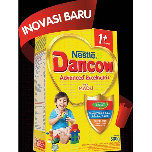 

Dancow 1+ madu 800gr ( usia 1-3 tahun )