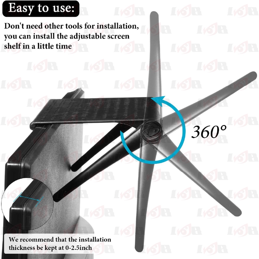 Rak Gantung Screen Top Shelf Stand Layar TV Monitor Multifungsi Tatakan Remot Wifi