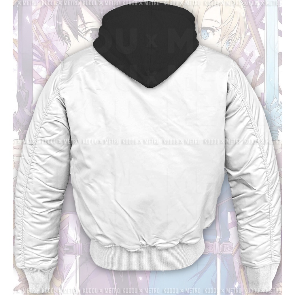 Jaket Waterproof Bomber SAO  Alicization Anime Manga Sword Art Online Unisex