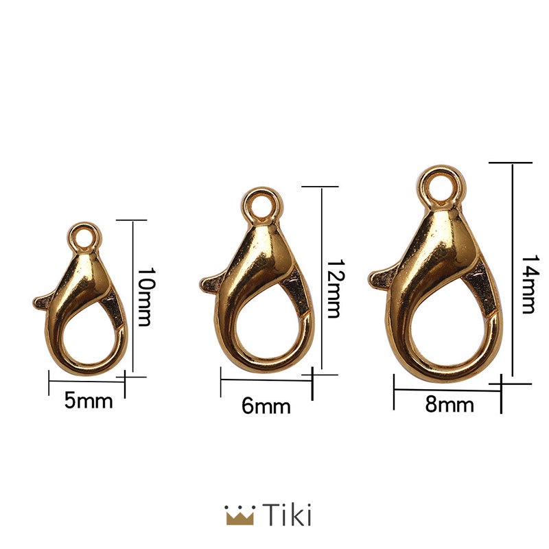 10pcs Magnetic Lobster Clasps Buckle Hook Round Ball Gesper Gelang Magnet DIY Jewelry Making Digunakan Untuk Gelang Couple - PD