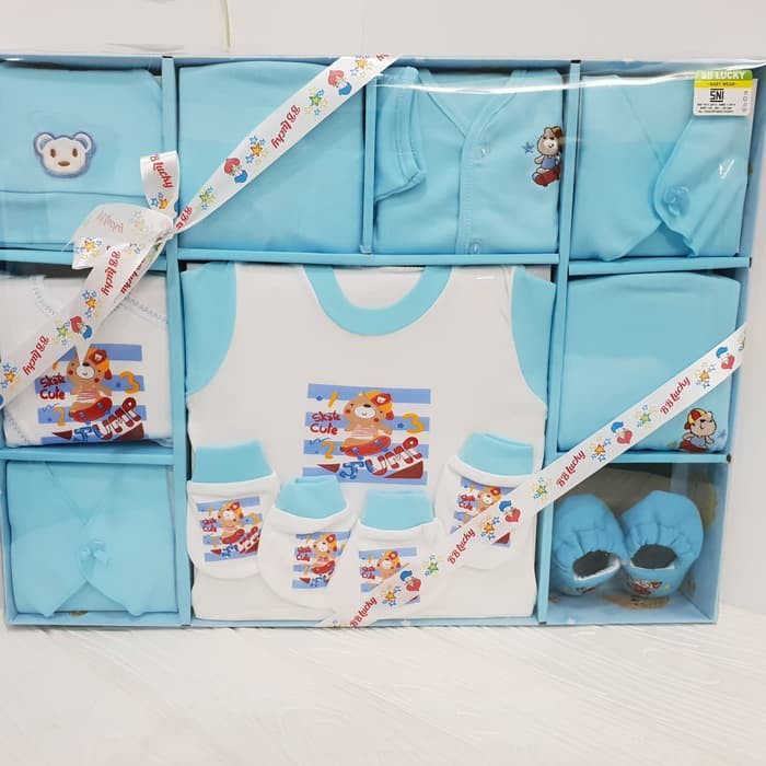 Promo !! Baby Set Baby Lucky SUPER JUMBO- Baby Gift Box- Kado Bayi Komplit