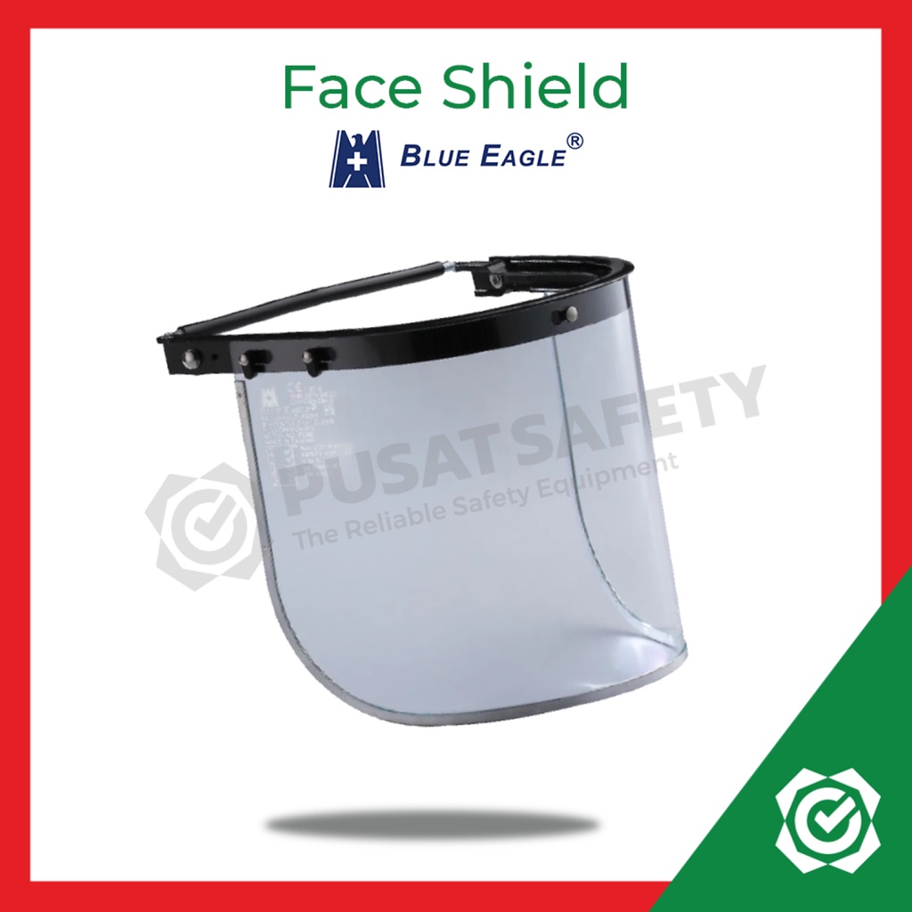 Faceshield FC 48 dan Bracket A2 Blue Eagle 1 Set