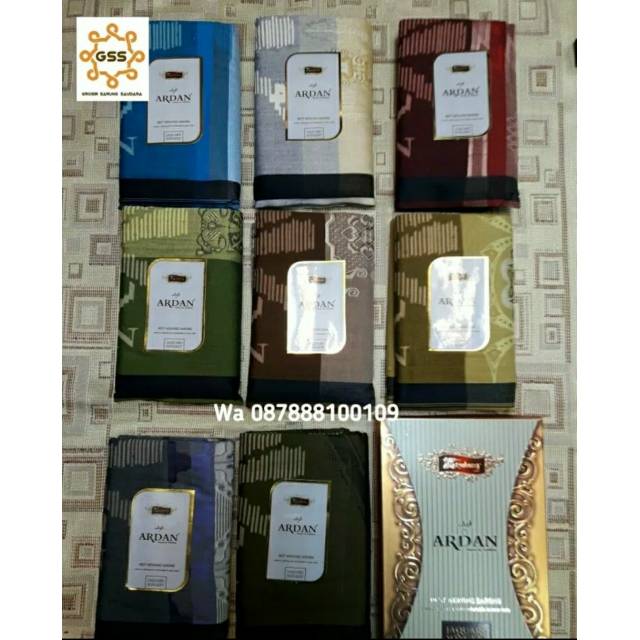 Sarung Ardan Ketjubung Jacquard Songket