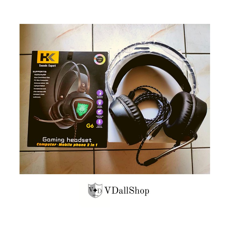 Headset Gaming HK G6