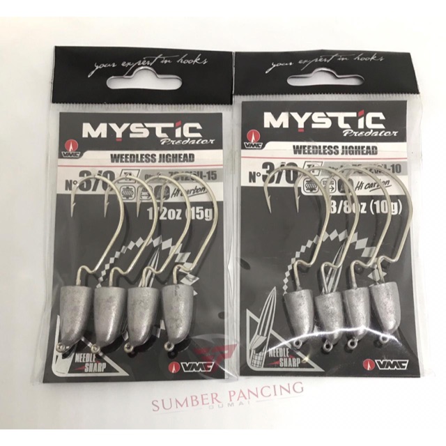 VMC Mystic Weedless Jig head