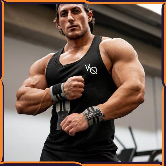 KAOS SINGLET GYM VANQUISH COWOK TSHIRT TRAINING FITNES SPORT MAN BAJU OLAHRAGA PRIA FT068