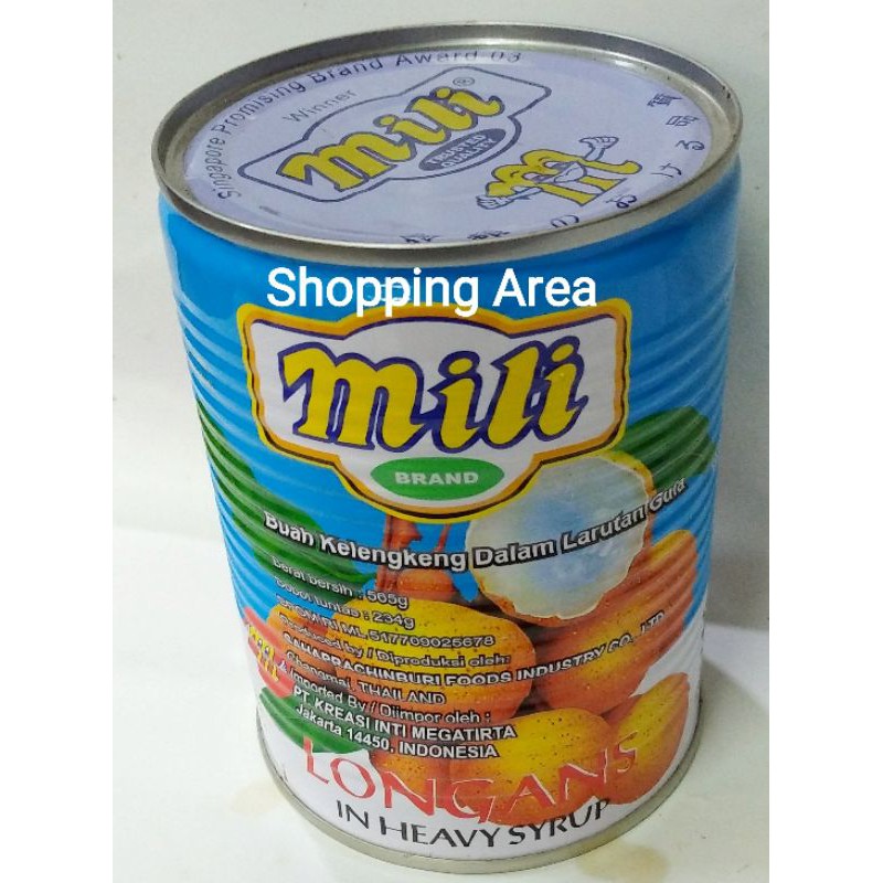 

Longan kaleng Mili