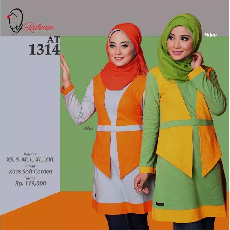 ATASAN MUSLIM WANITA / RAHNEM AT - 1314 / FASHION MUSLIM