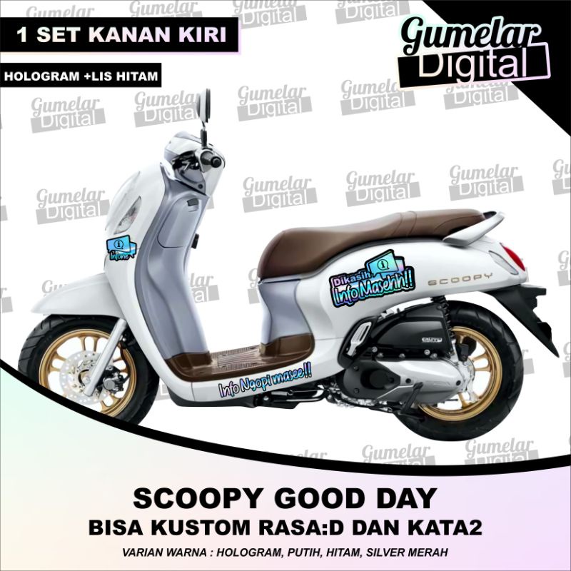 STRIPPING STIKER CUTTING SCOOPY AEROX PCX DIKASIH INFO MASE MASEHH KUSTOM