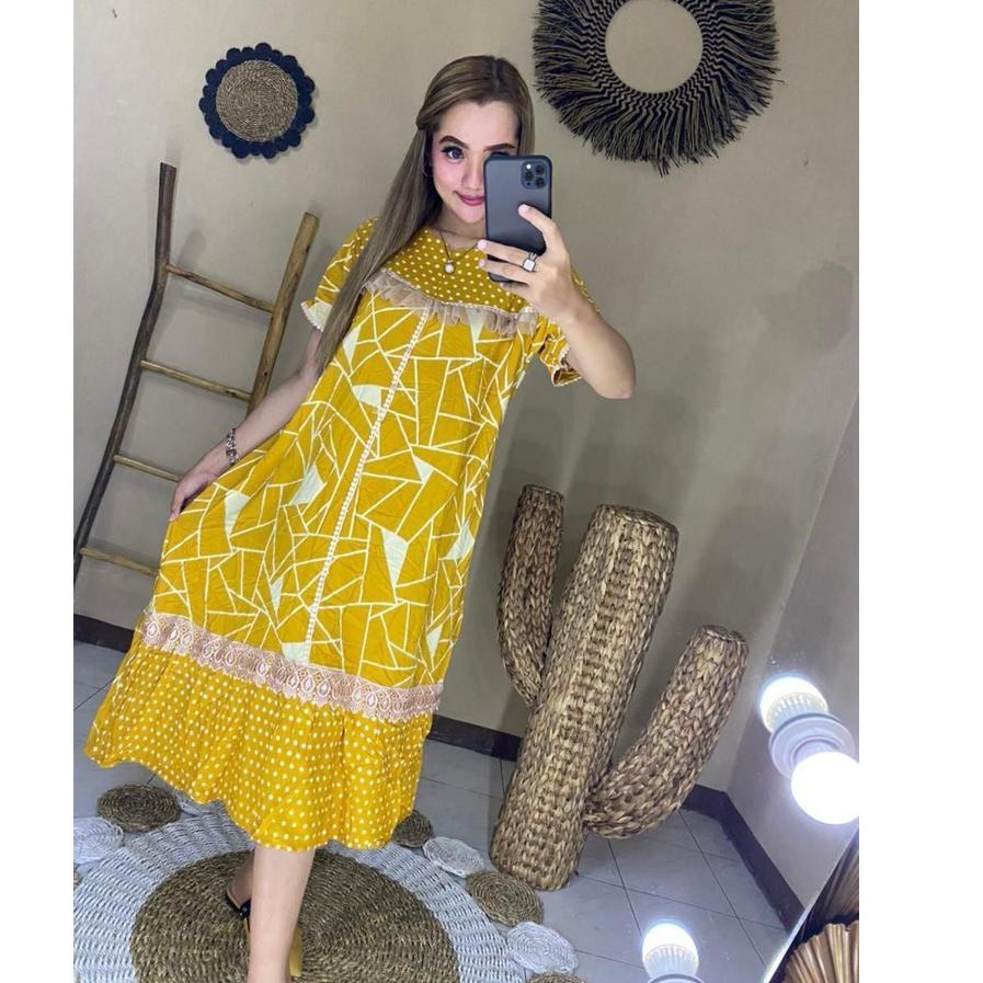 Muraaaahh.. Daster Rayon Unik Model Baru Adem dan Lembut Murah Daster Busui Daster Kekinian 2022 Vir