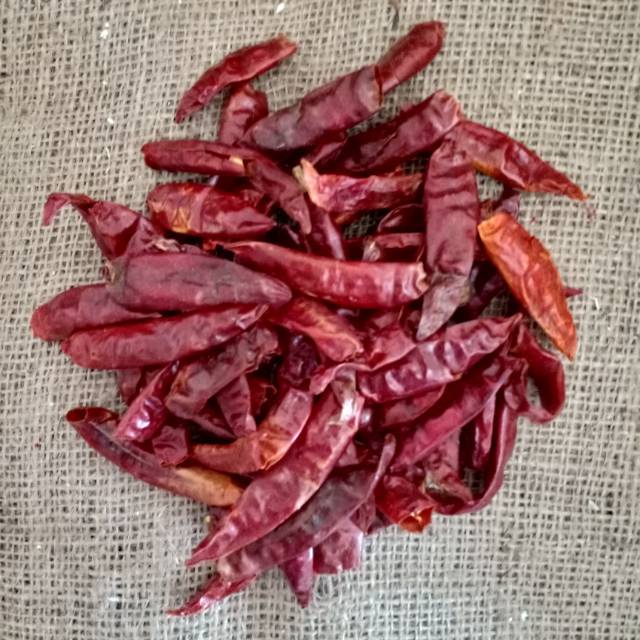 

Cabe Rawit Kering / Cabe kering Pedas Tanpa Tangkai / Dry Chili 100gram-25gram