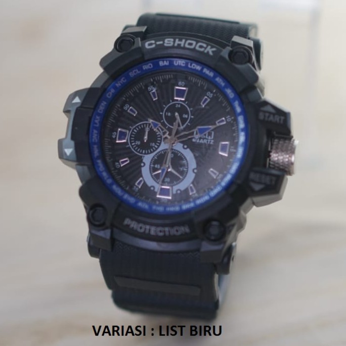 [PA] JAM TANGAN QQ SPORTY PRIA MODEL GG 1000 FASHION MURAH GROSIR IMPORT PRIA WANITA  QQ007