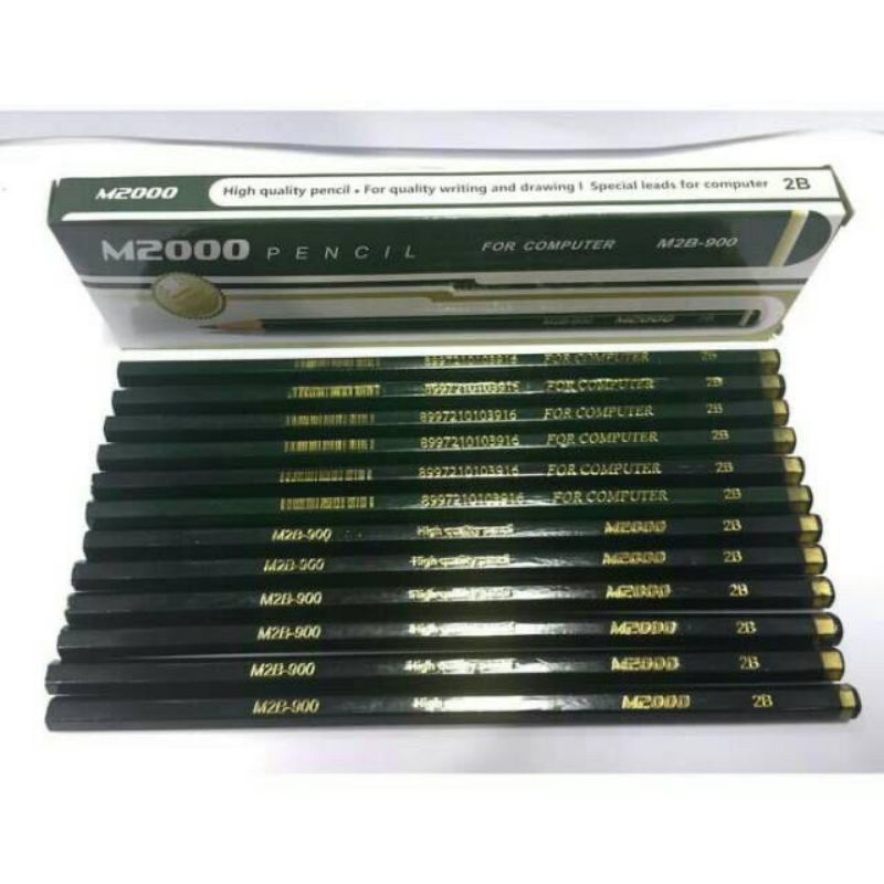 

[M] Pensil 2B Hijau M2000 Tebal