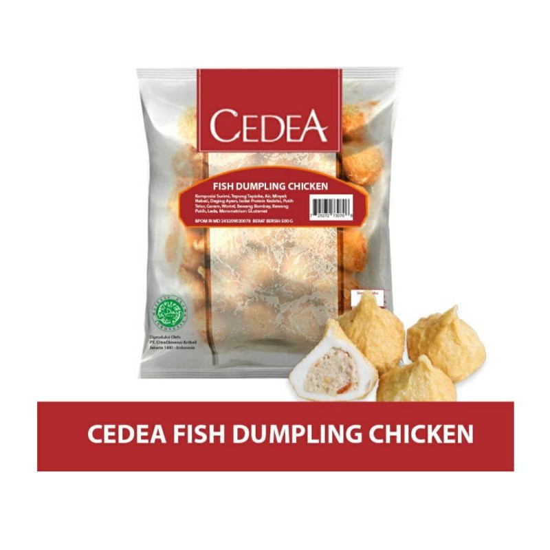 

CEDEA FISH DUMPLING CHIKEN / DUMPLING IKAN RASA AYAM 500GR