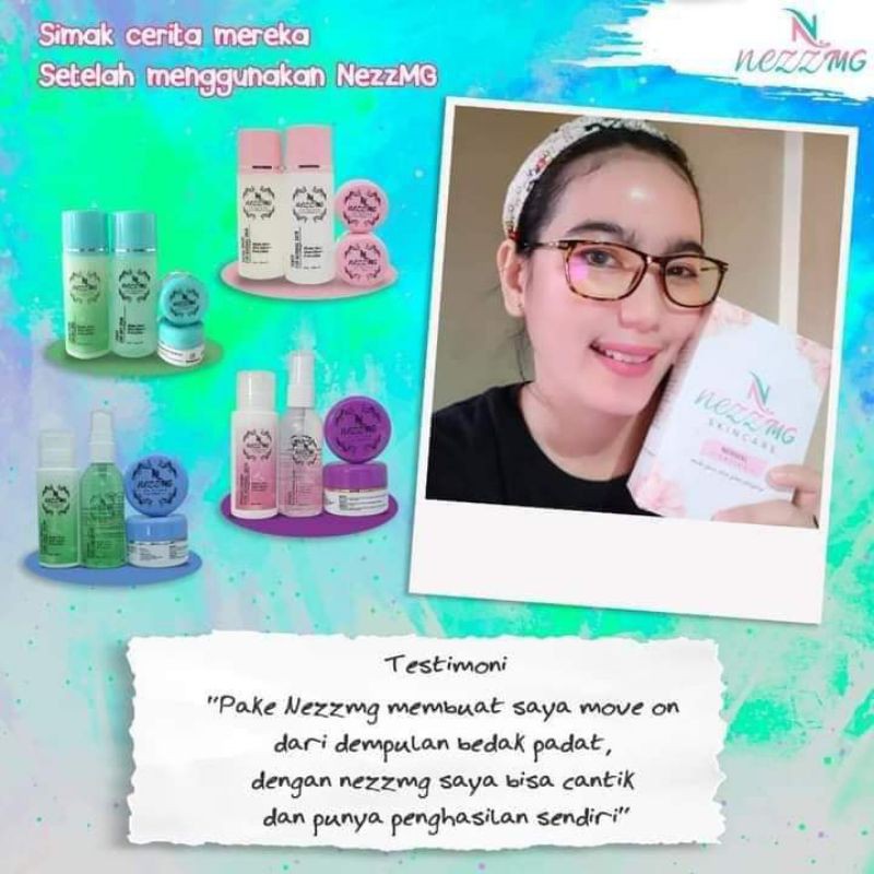 READY NEZZMG SKINCARE MENGHILANGKAN JERAWAT DAN FLEK HITAM SUDAH BPOM 100%ORI